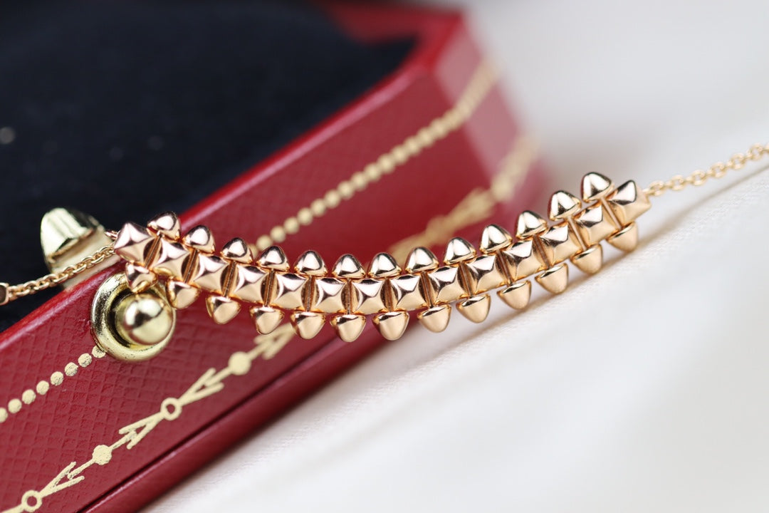 GlowCLASH PINK GOLD NECKLACE
