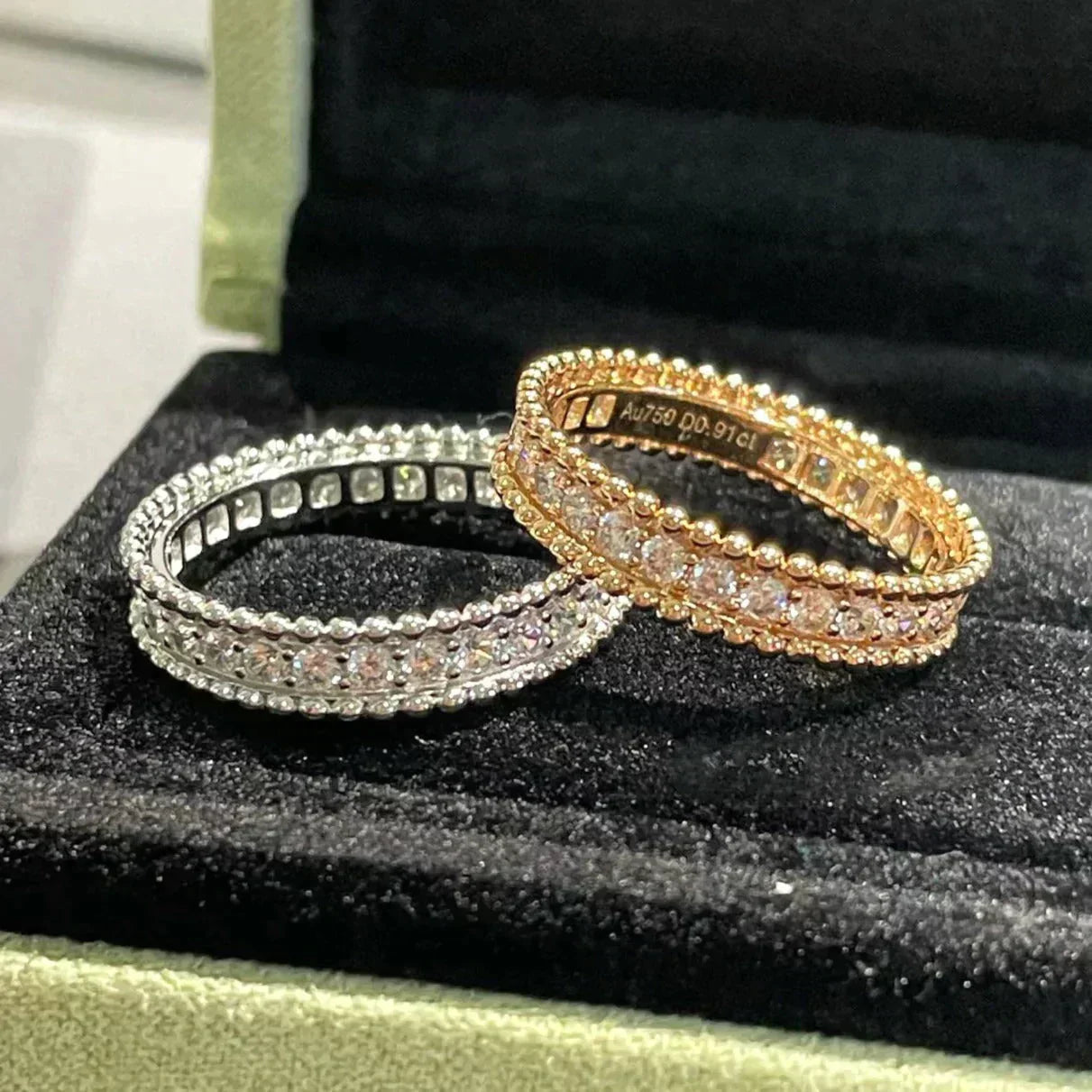 ¡®Glow¡¯PERLEE DIAMOND ROSE GOLD RING