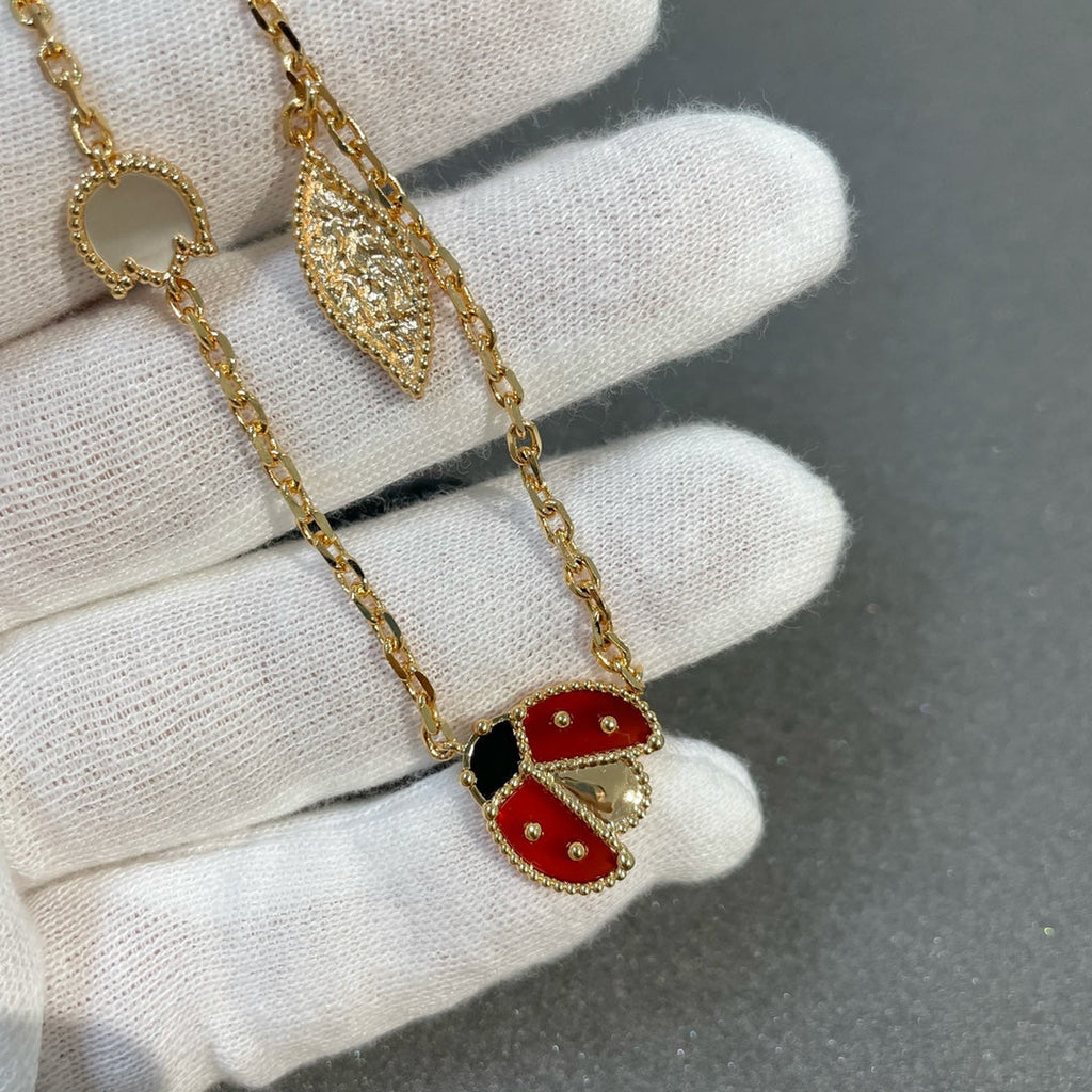 ¡®Glow¡¯LUCKY SPRING 15 MOTIFS GOLD NECKLACE