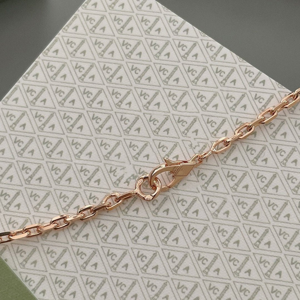 ¡®Glow¡¯LUCKY SPRING 15 MOTIFS ROSE GOLD NECKLACE