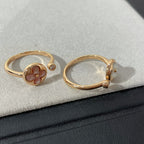 GlowSUN 1 DIAMOND PINK MOP RING