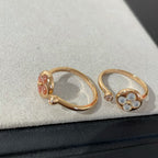 GlowSUN 1 DIAMOND PINK MOP RING