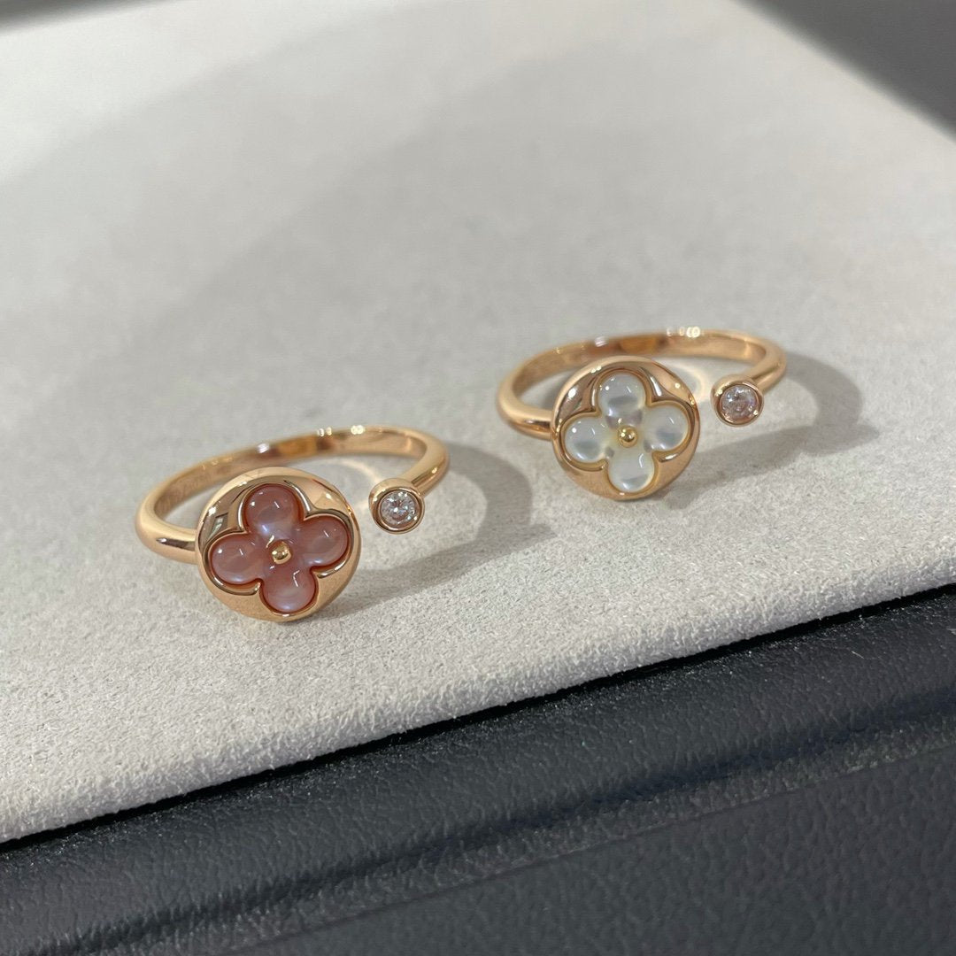 GlowSUN 1 DIAMOND PINK MOP RING