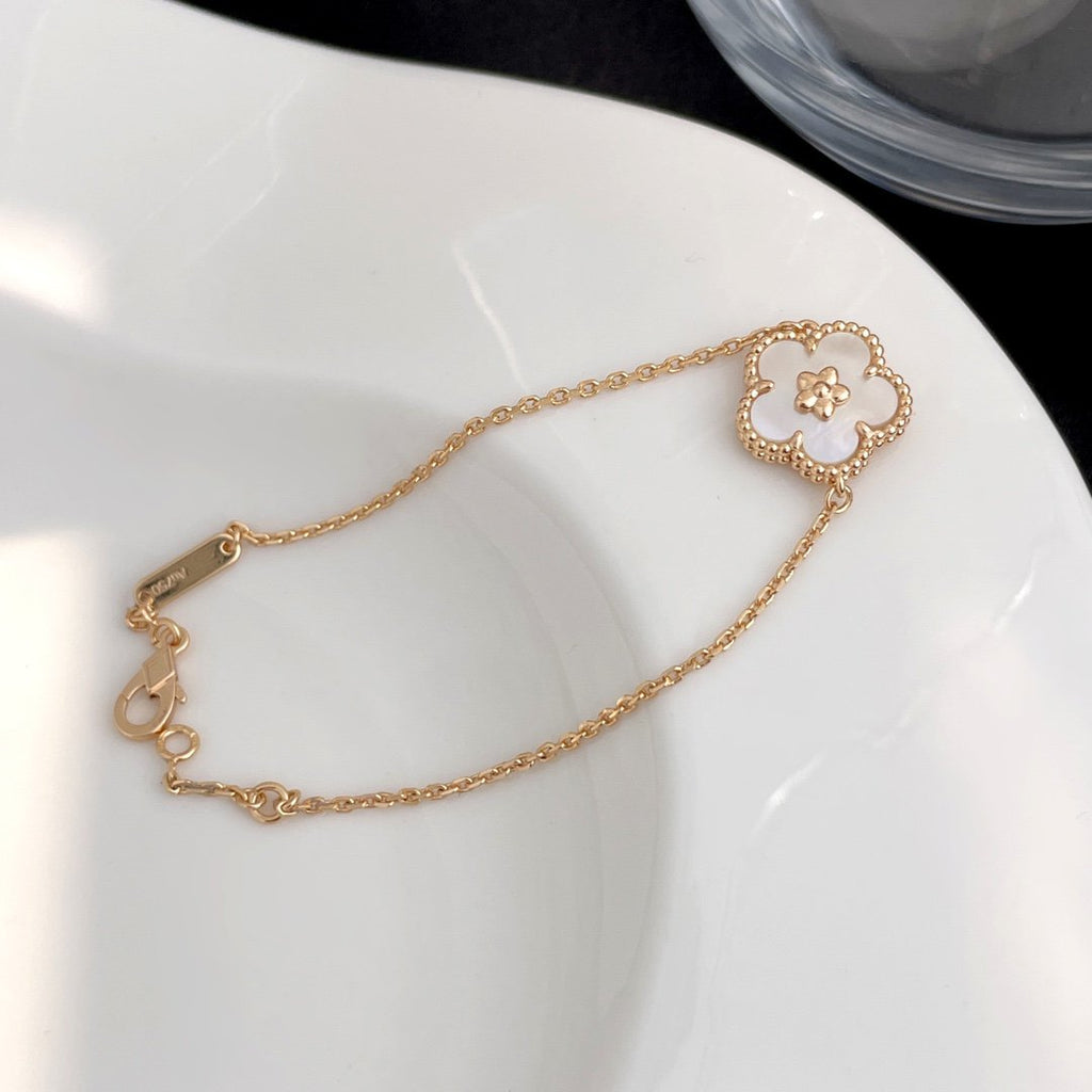 ¡®Glow¡¯LUCKY SPRING ROSE GOLD MOP BRACELET