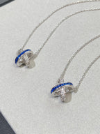 GlowLIENS DIAMOND SILVER NECKLACE
