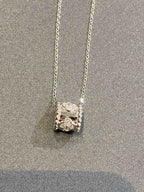 ¡®Glow¡¯PERLEE PEDANT SIVLER DIAMOND NECKLACE