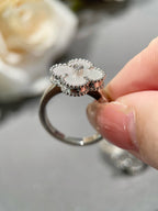 ¡®Glow¡¯CLOVER SILVER MOP DIAMOND RING