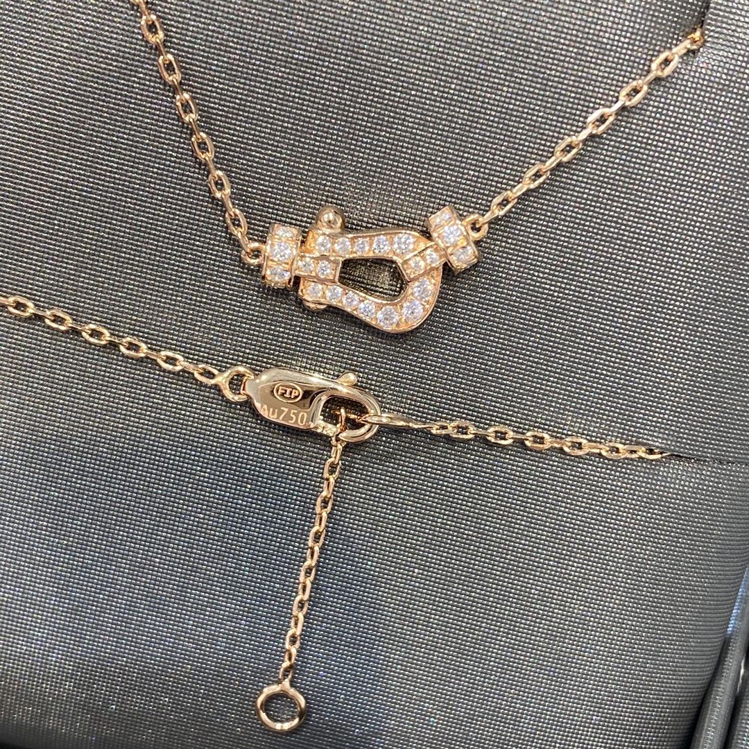 GlowFORCE 10 DIAMOND PINK GOLD NECKLACE MINI MODEL