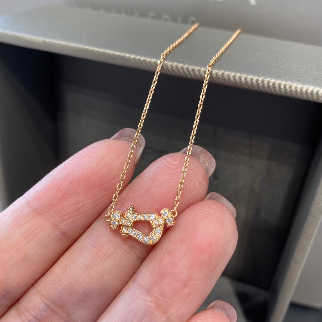 GlowFORCE 10 DIAMOND PINK GOLD NECKLACE MINI MODEL