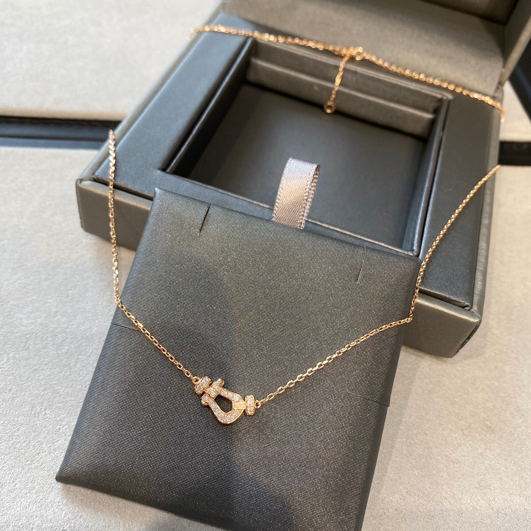 GlowFORCE 10 DIAMOND PINK GOLD NECKLACE MINI MODEL
