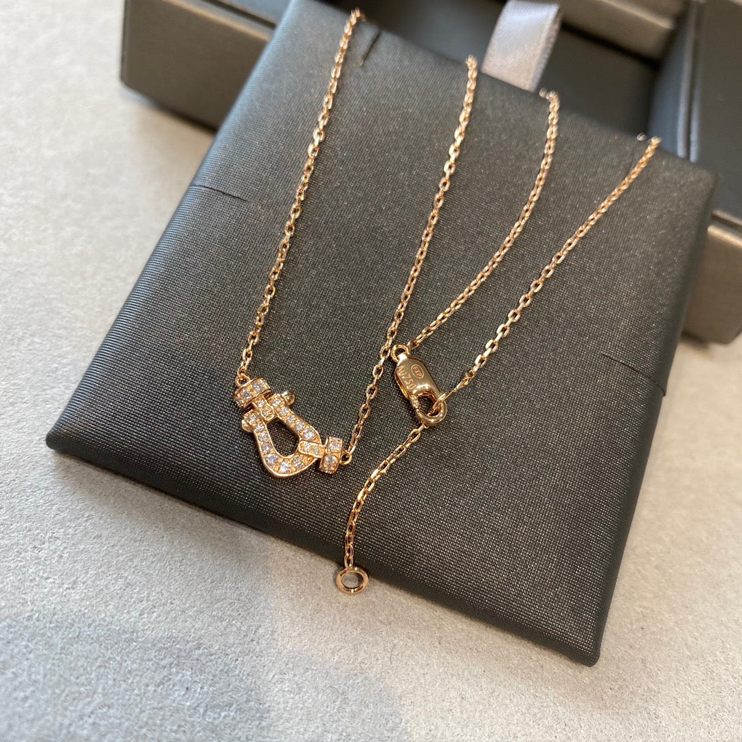 GlowFORCE 10 DIAMOND PINK GOLD NECKLACE MINI MODEL