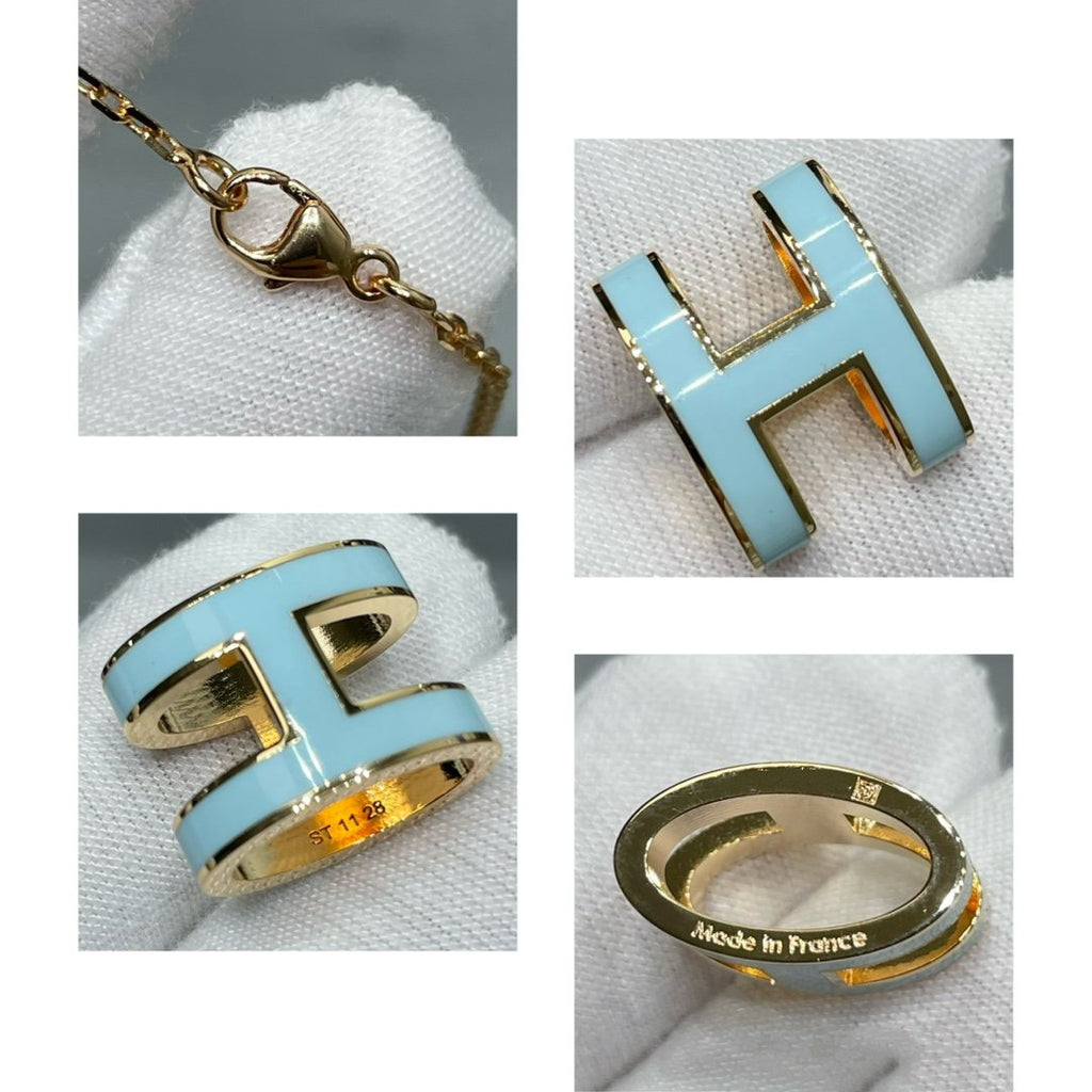 GlowPOP H SKY BLUE NECKLACE