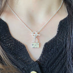 GlowCONSTANCE PEDANT SILVER NECKLACE