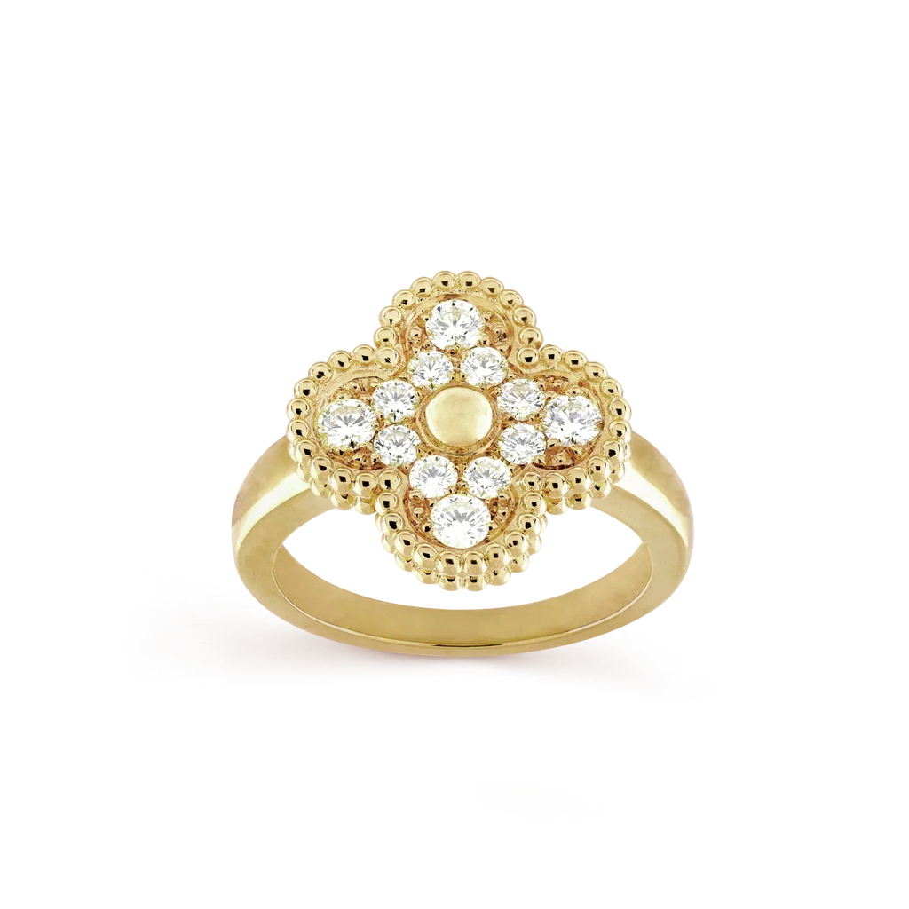¡®Glow¡¯CLOVER DIAMOND RING