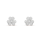 ¡®Glow¡¯CLOVER COMOS DIAMOND EARRINGS SILVER