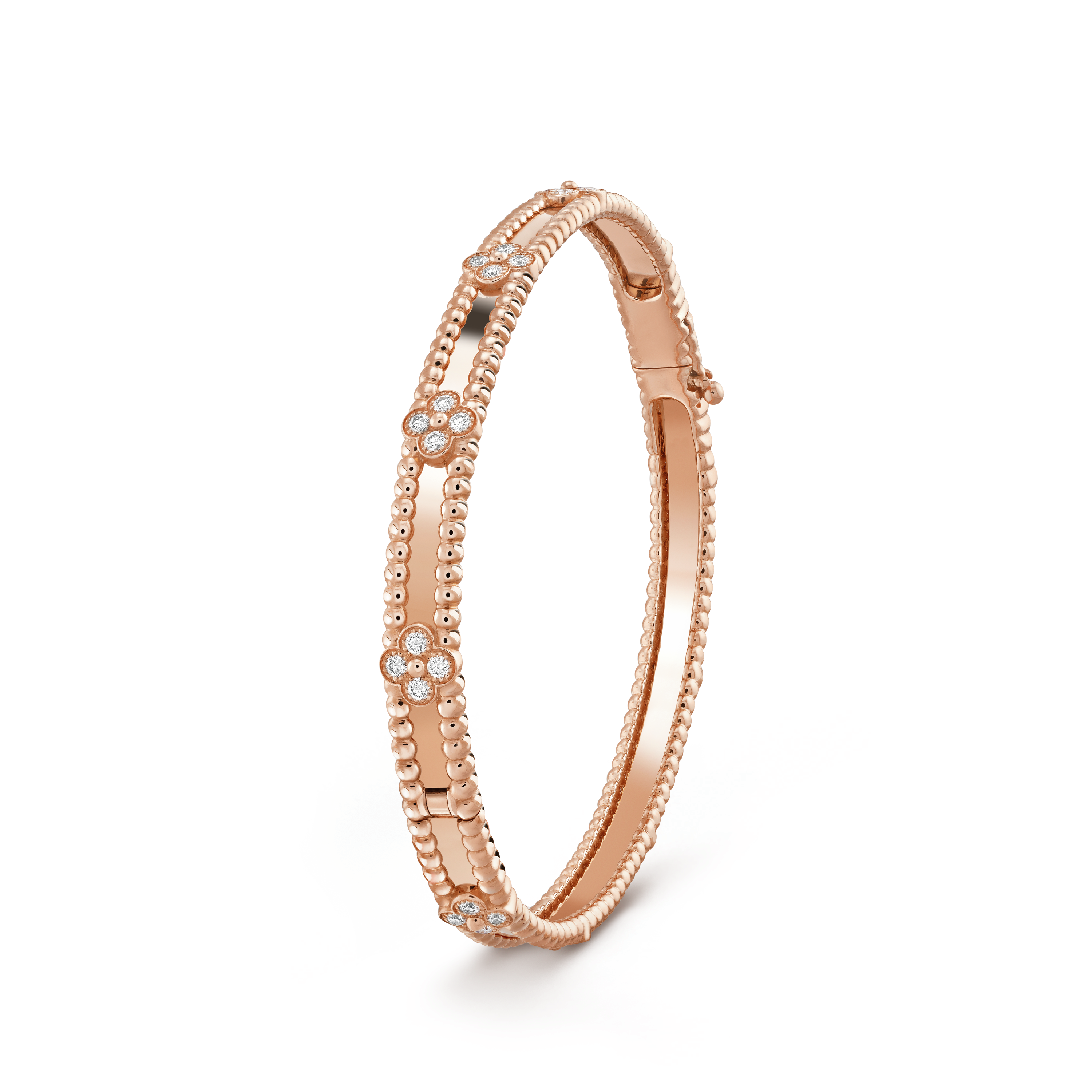 ¡®Glow¡¯CLOVER BRACELET 4MM DIAMONDS