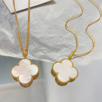 ¡®Glow¡¯CLOVER 25MM MOP LARGE PENDANT NECKLACE