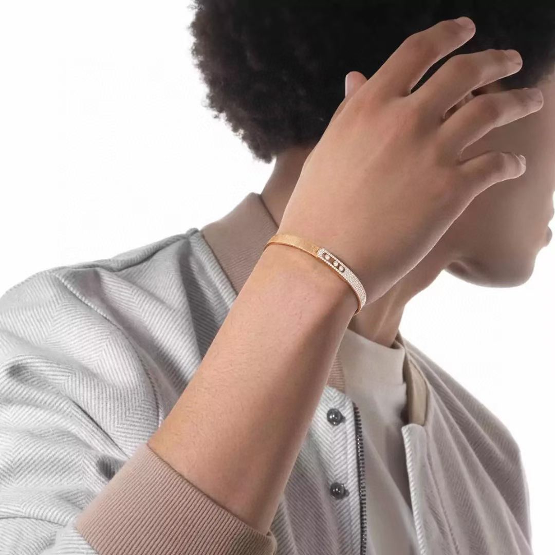 [Glow]2026 BRAND-NEW FROSTED BRACELET WITH DIAMONDS THREE COLORS