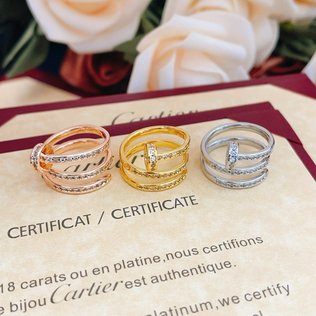 GlowJUSTE RING 2.65MM FULL DIAMOND