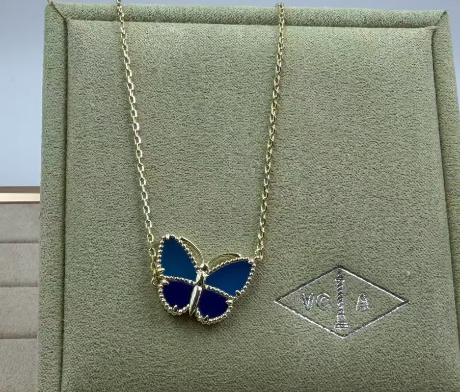 [Glow]BUTTERFLY BLUE   NECKLACE