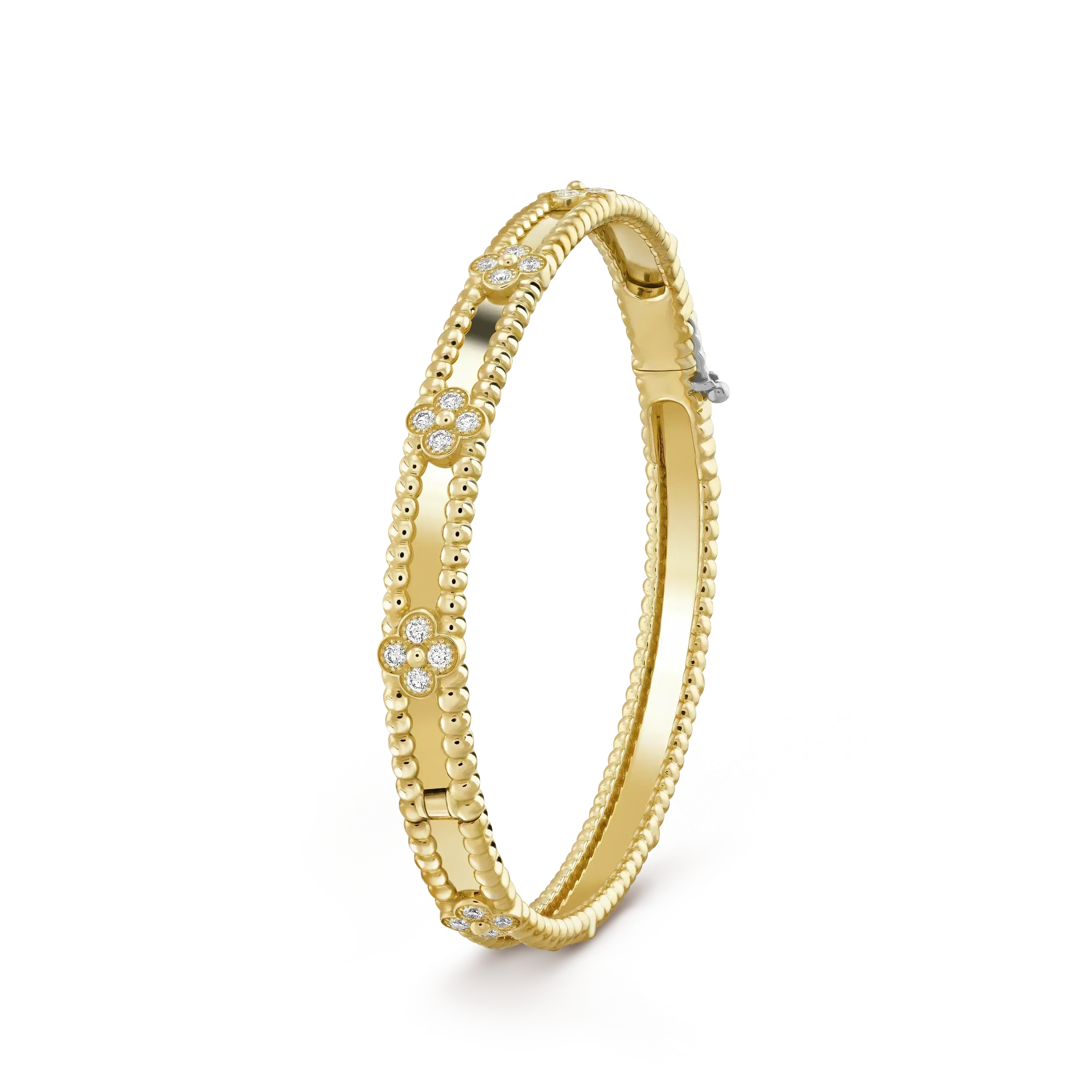 ¡®Glow¡¯CLOVER BRACELET 4MM DIAMONDS