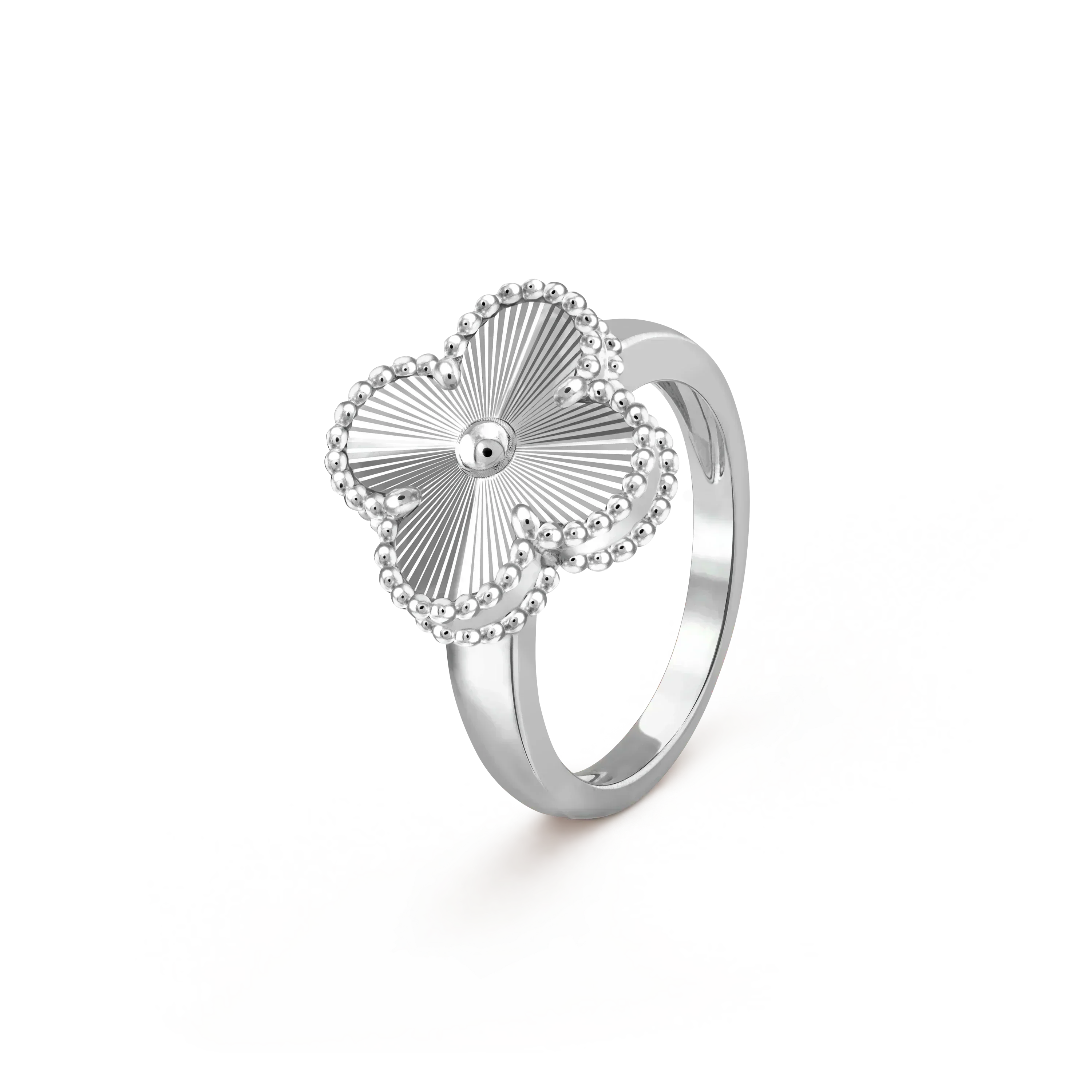 ¡®Glow¡¯CLOVER SILVER RING