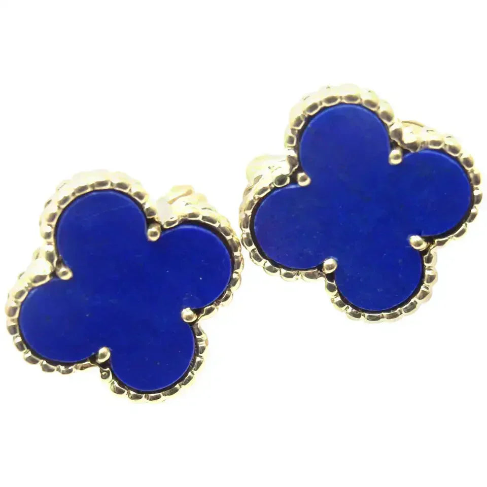 ¡®Glow¡¯CLOVER MINI 9.5MM TURQUOISE EARRINGS