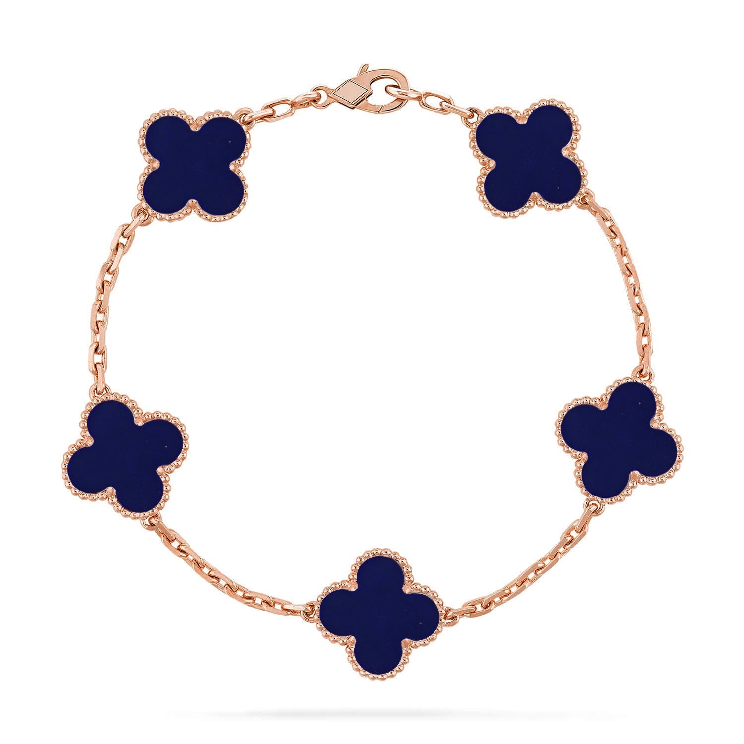 [Glow]New CLOVER 5 MOTIF LAPIS LAZULI BRACELET COLLECTION