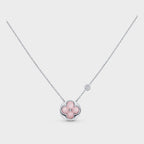 GlowSUN MOTIF PINK MOP SILVER BRACELET