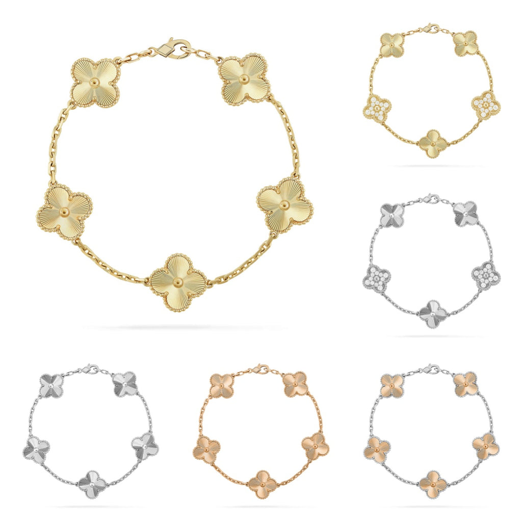 [Glow Jewelry] CLOVER 5 MOTIF LASER BRACELET COLLECTION