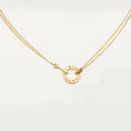 GlowLOVE NECKLACE 16MM 2 DIAMONDS