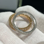¡®Glow¡¯PERLEE DIAMOND SILVER RING