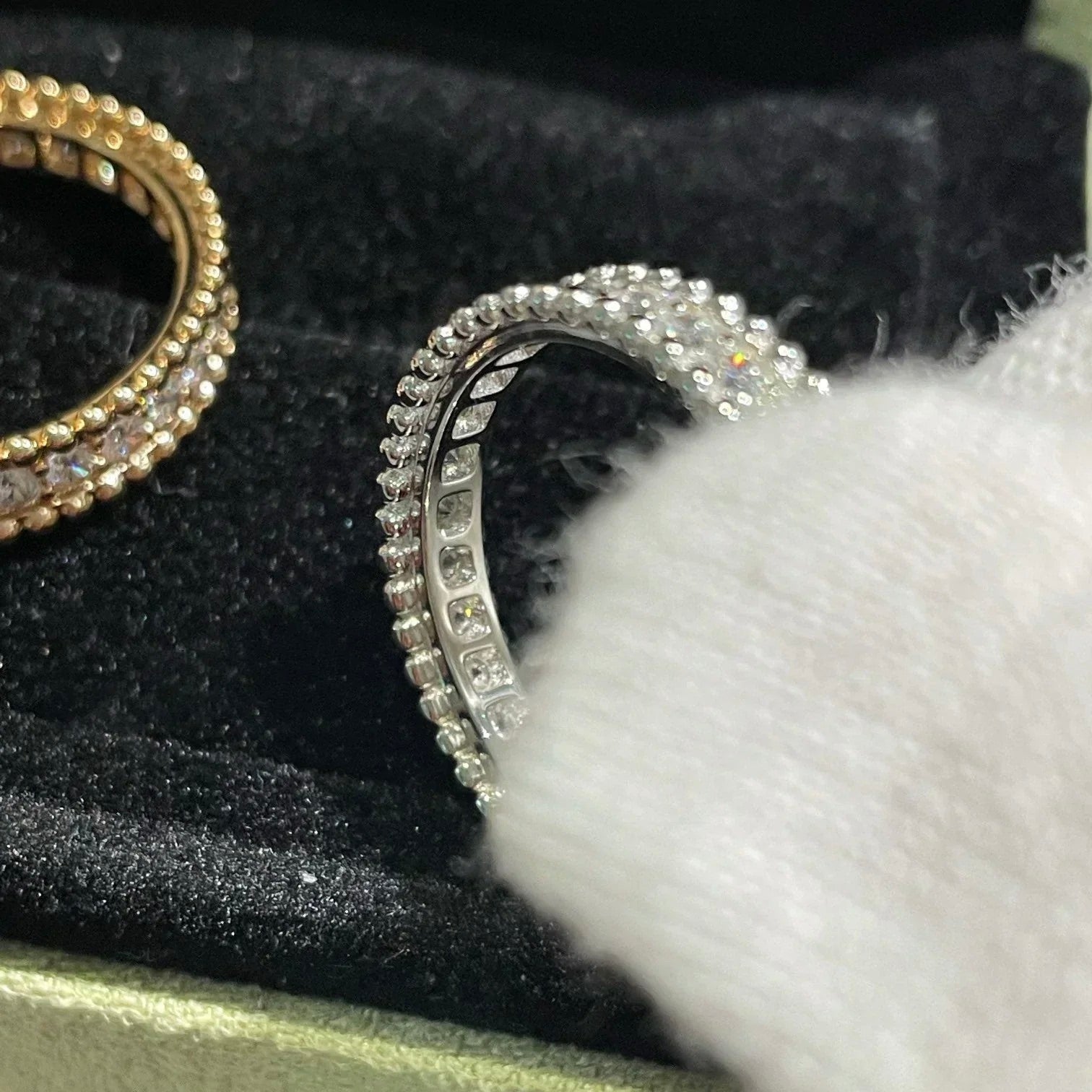 ¡®Glow¡¯PERLEE DIAMOND ROSE GOLD RING