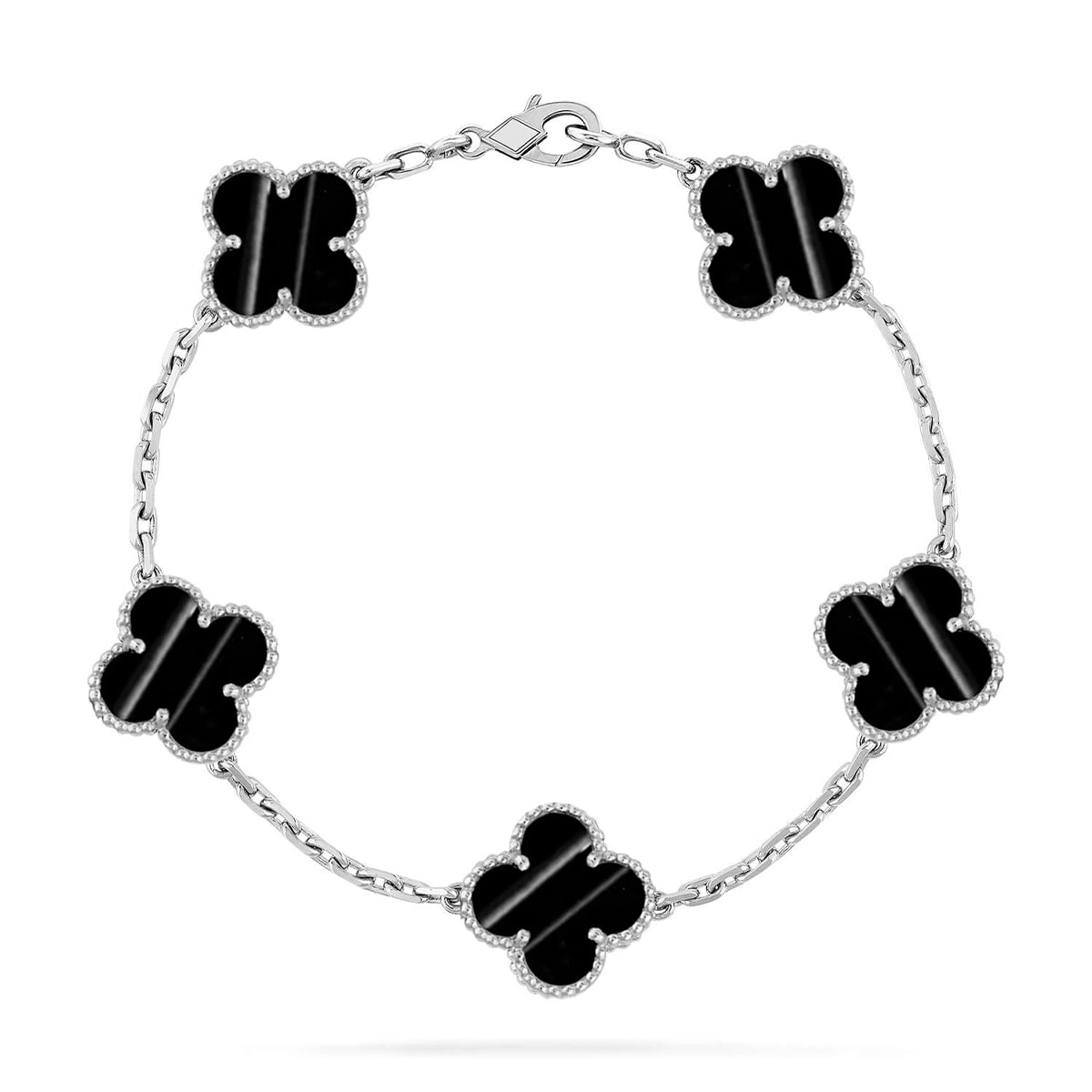 [Glow Jewelry] CLOVER 5 MOTIF PULSAR STONE BRACELET COLLECTION