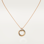 GlowTRINITY NECKLACE GOLD  DIAMONDS