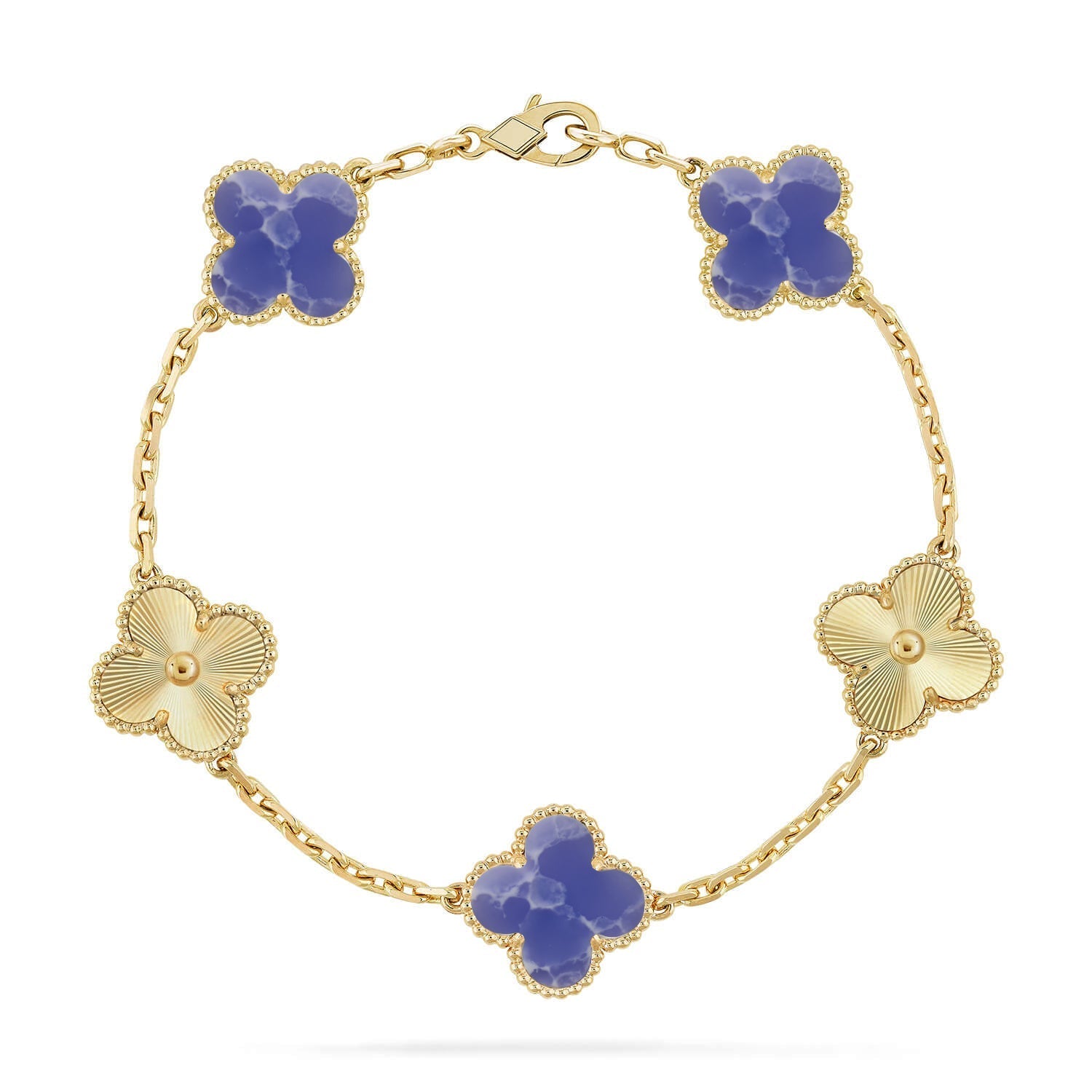 [Glow]New CLOVER 5 MOTIF BLUE VEINS BRACELET COLLECTION