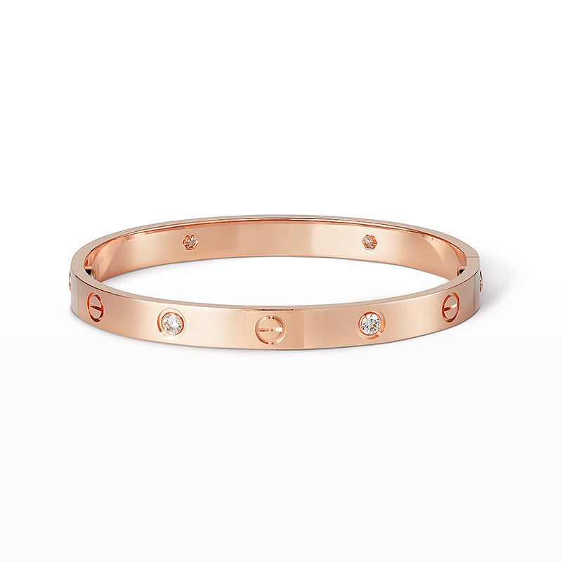 GlowLOVE BRACELET 6.1MM 4 DIAMONDS