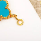 [Glow]New  CLOVER 5 MOTIF TURQUOISE BRACELET COLLECTION