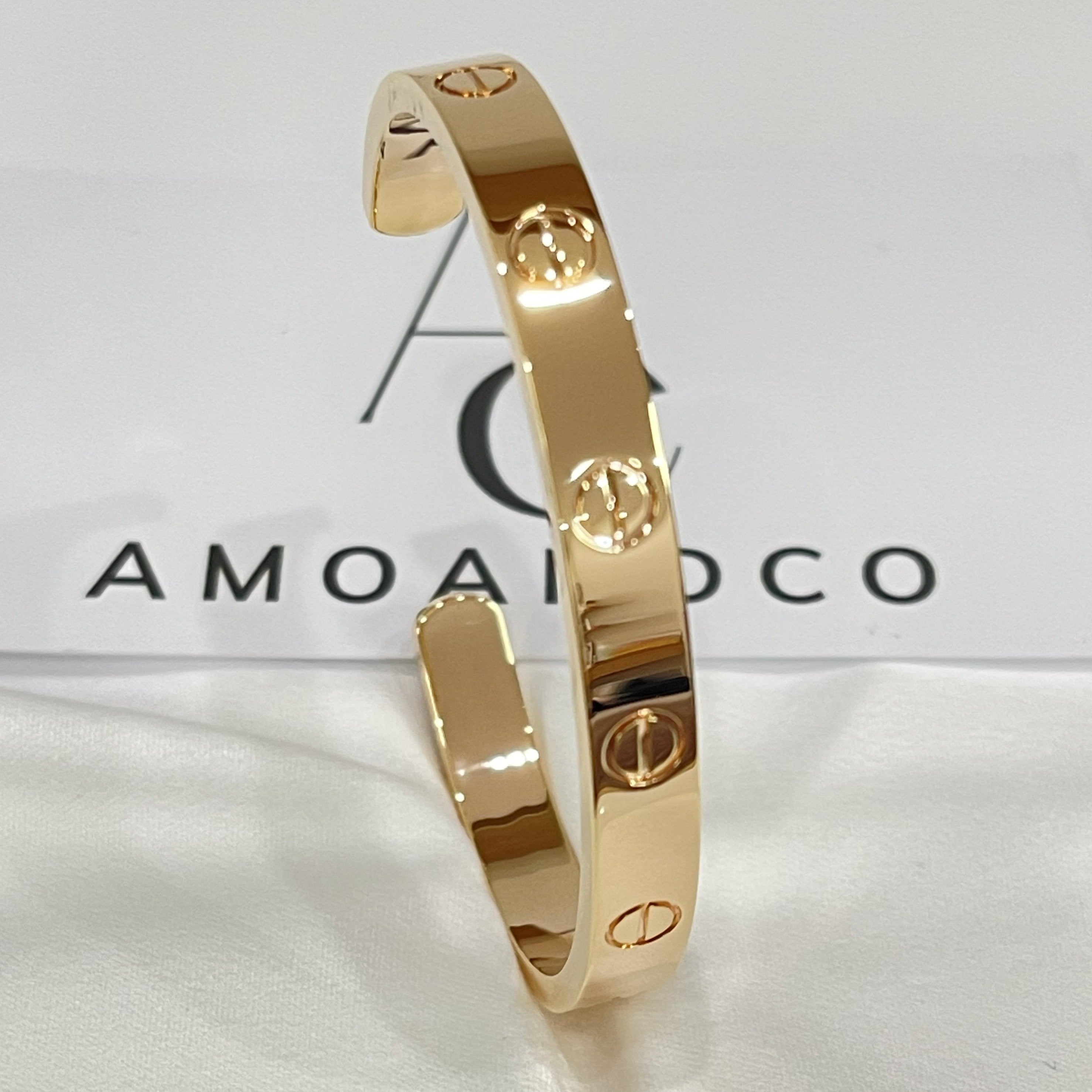 GlowLOVE BRACELET 6.1MM OPEN CUFF