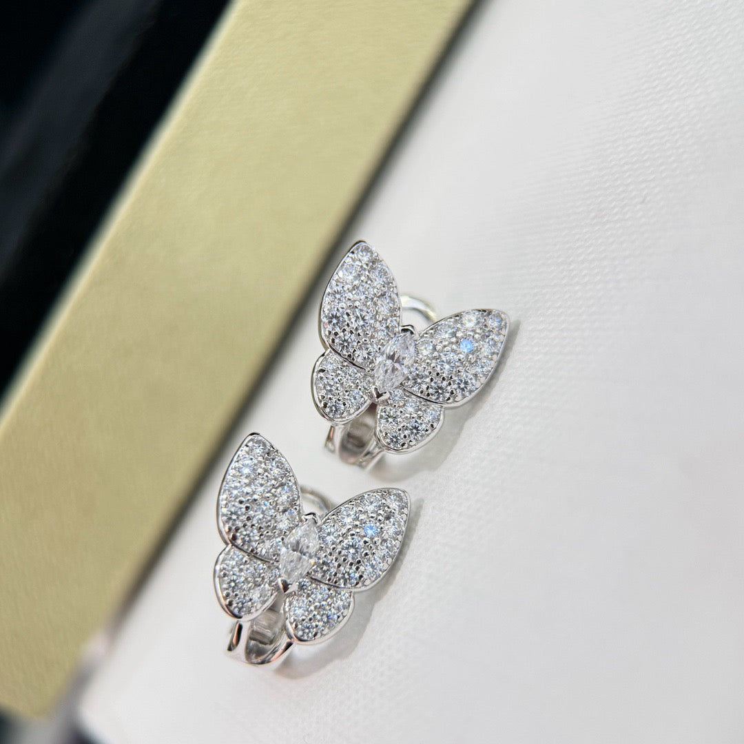 ¡®Glow¡¯BUTTERFLY ALL DIAMOND EARRINGS