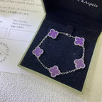[Glow]New  CLOVER 5 MOTIF VIOLET BRACELET COLLECTION