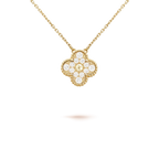 ¡®Glow¡¯CLOVER 15MM DIAMOND SINGLE FLOWER NECKLACE