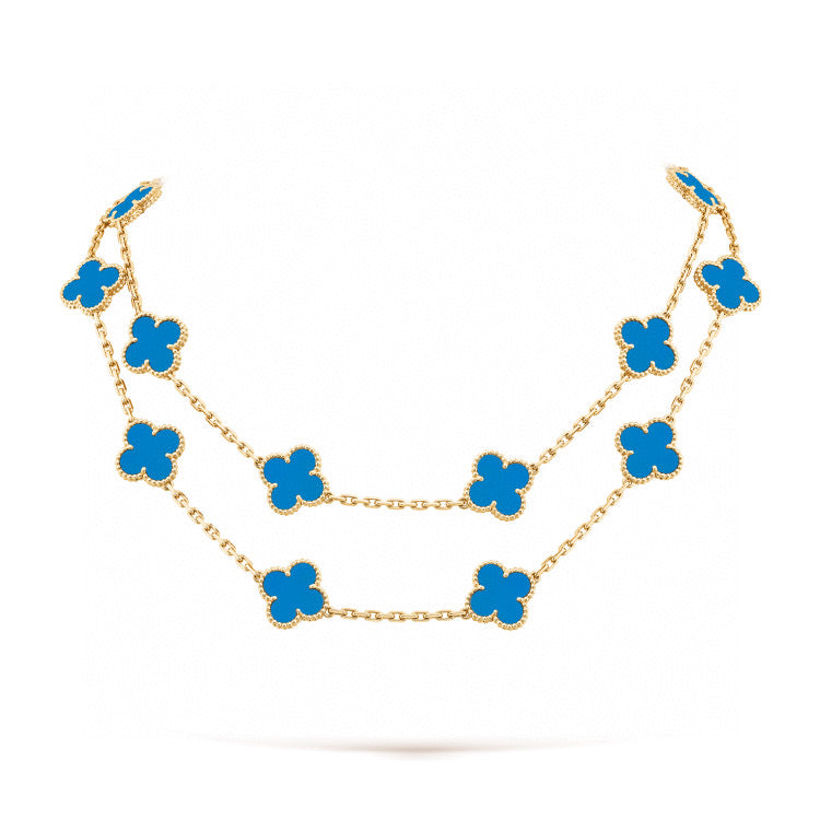 ¡®Glow¡¯CLOVER 20 MOTIFS TURQUOISE GOLD