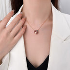 ¡®Glow¡¯LUCKY  CARNELIANS LADYBUG NECKLACE