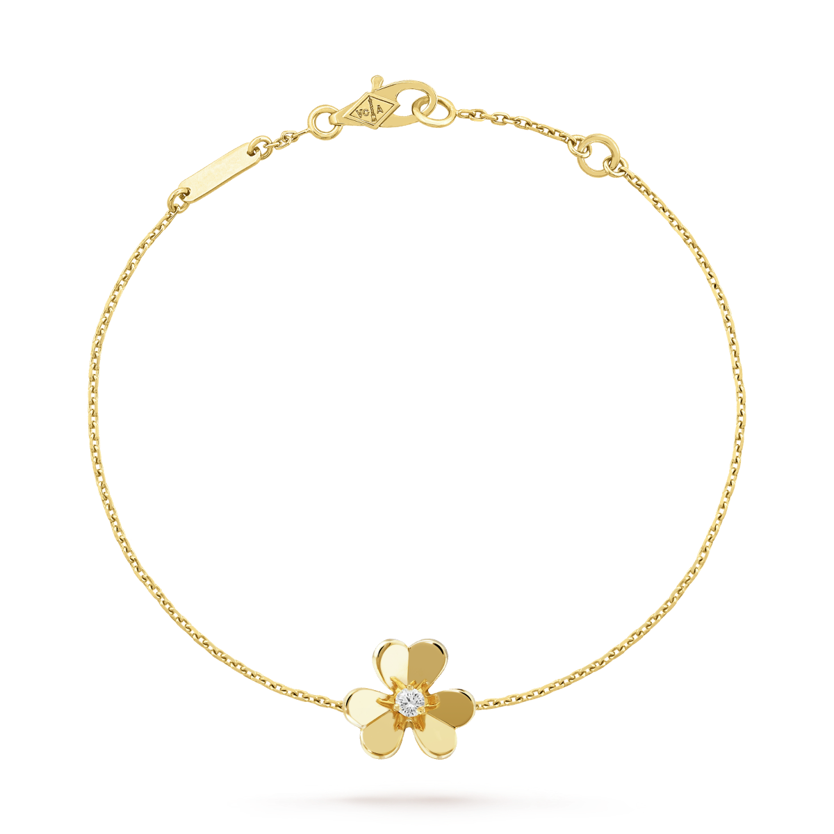 ¡®Glow¡¯FRIVOLE GOLD FLOWER PINK MALACHITE BRACELET