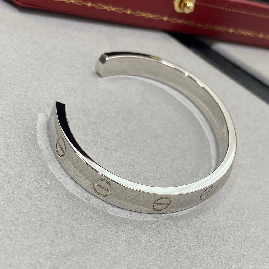 GlowLOVE BRACELET 6.1MM 1 DIAMOND OPEN CUFF