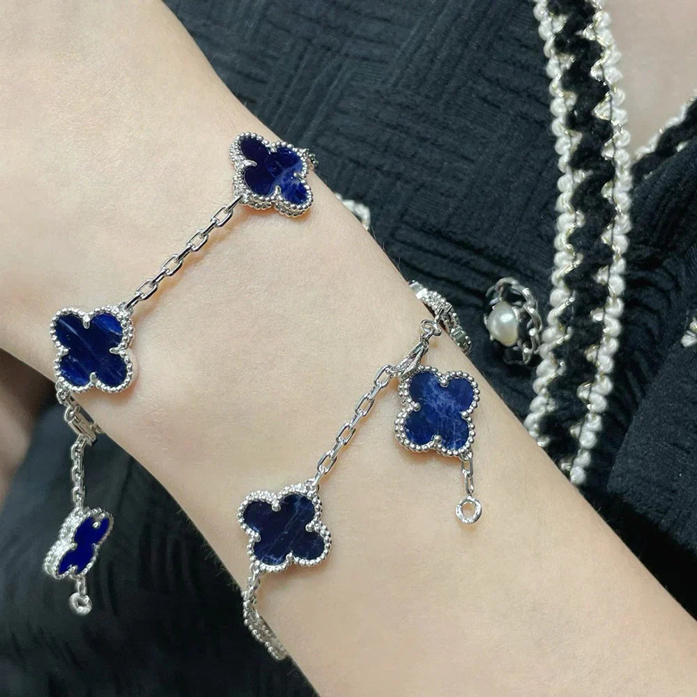 [Glow]New CLOVER 5 MOTIF PIETERSITE BRACELET COLLECTION