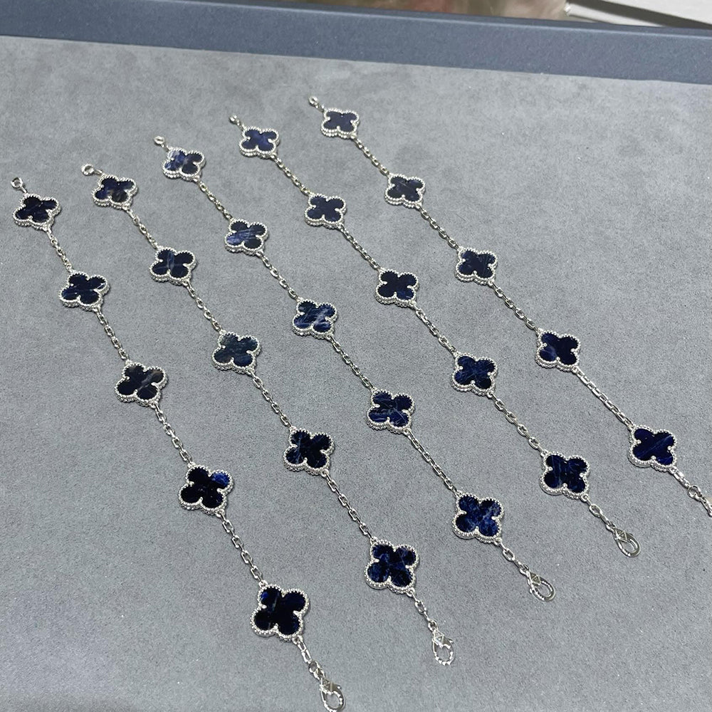[Glow]New CLOVER 5 MOTIF PIETERSITE BRACELET COLLECTION