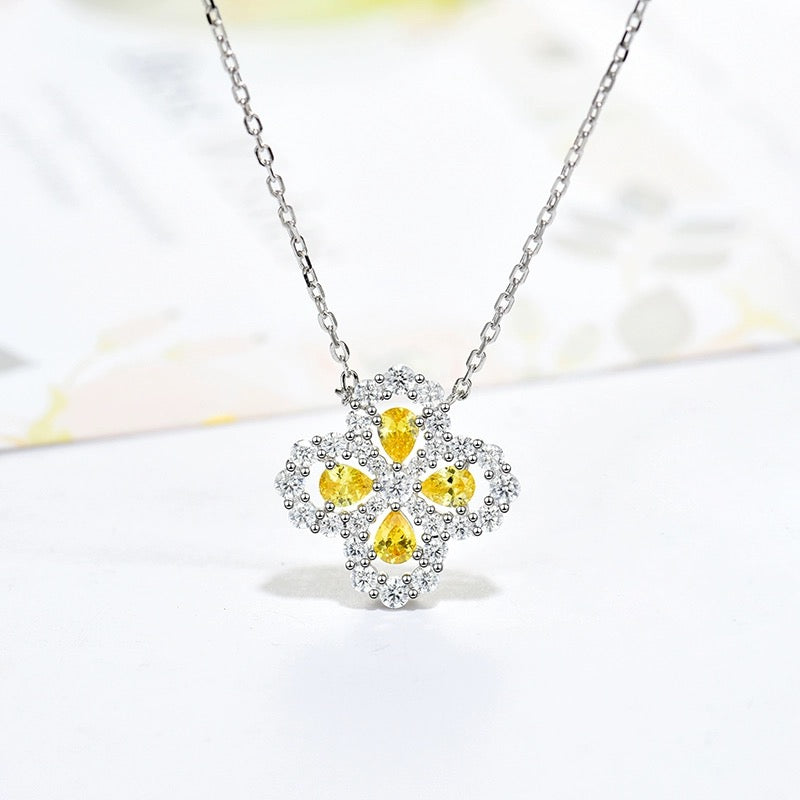 GlowLOOP NECKLACE FULL MOTIF DIAMOND 16MM MULTIPLE COLORS