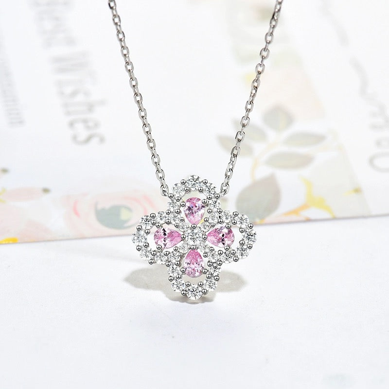 GlowLOOP NECKLACE FULL MOTIF DIAMOND 16MM MULTIPLE COLORS